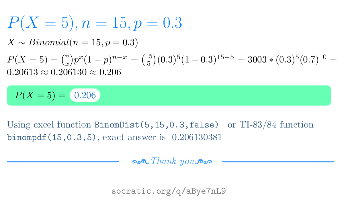 let-x-be-a-binomial-random-variable-with-p-0-3-and-n-15-what-is-p-x-5